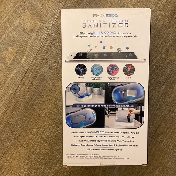 Sanitizer for Cell with Aromatherapy Diffuser USB powered use Essential Oils NIB - Picture 4 of 11